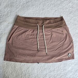 Vuori Seabreeze Tennis Skirt - Terracotta
